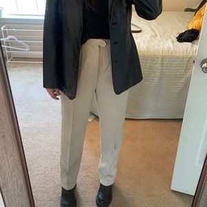 Vintage cream trousers. Size 25